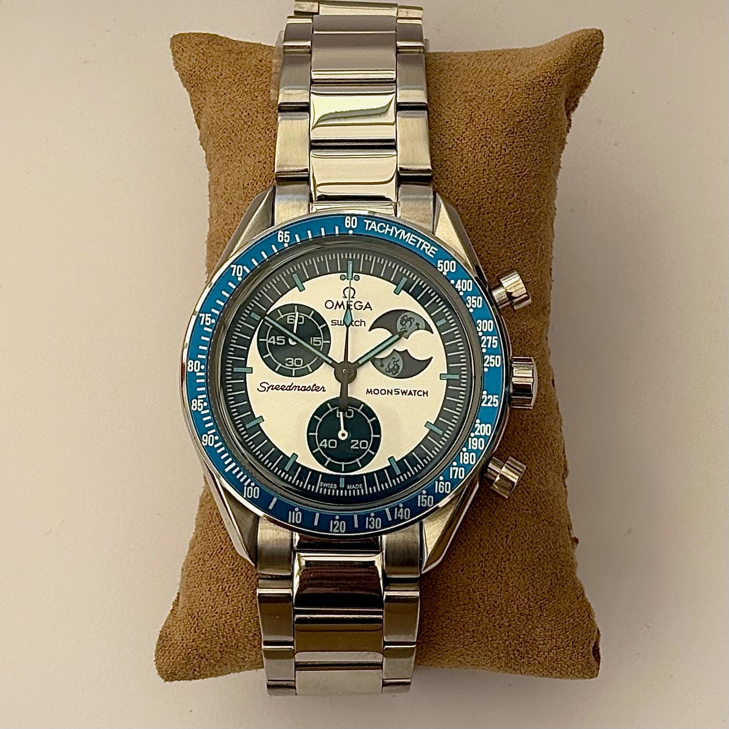 MoonMod Super Blue Moon Metal Moonswatch