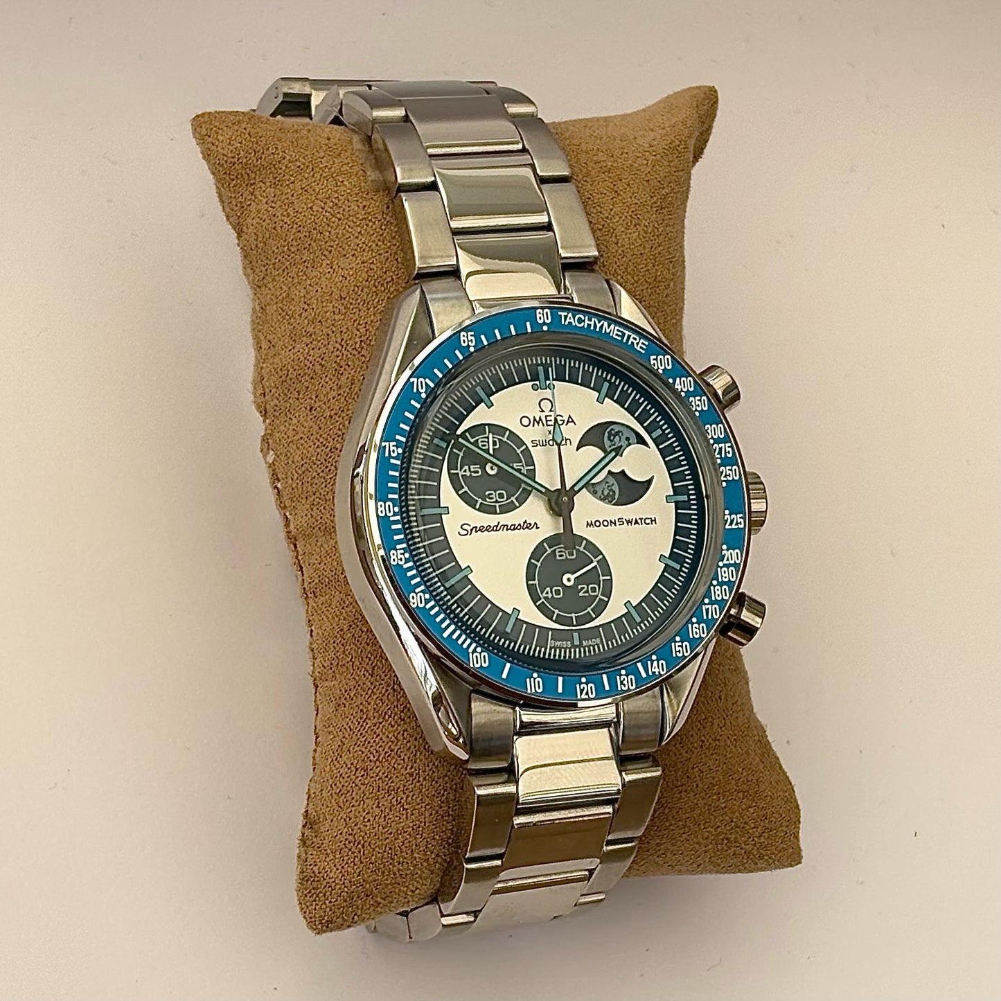 MoonMod Super Blue Moon Metal Moonswatch