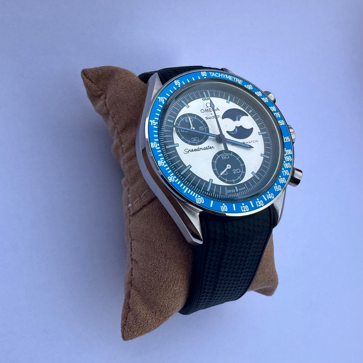 MoonMod Super Blue Moon Metal Moonswatch