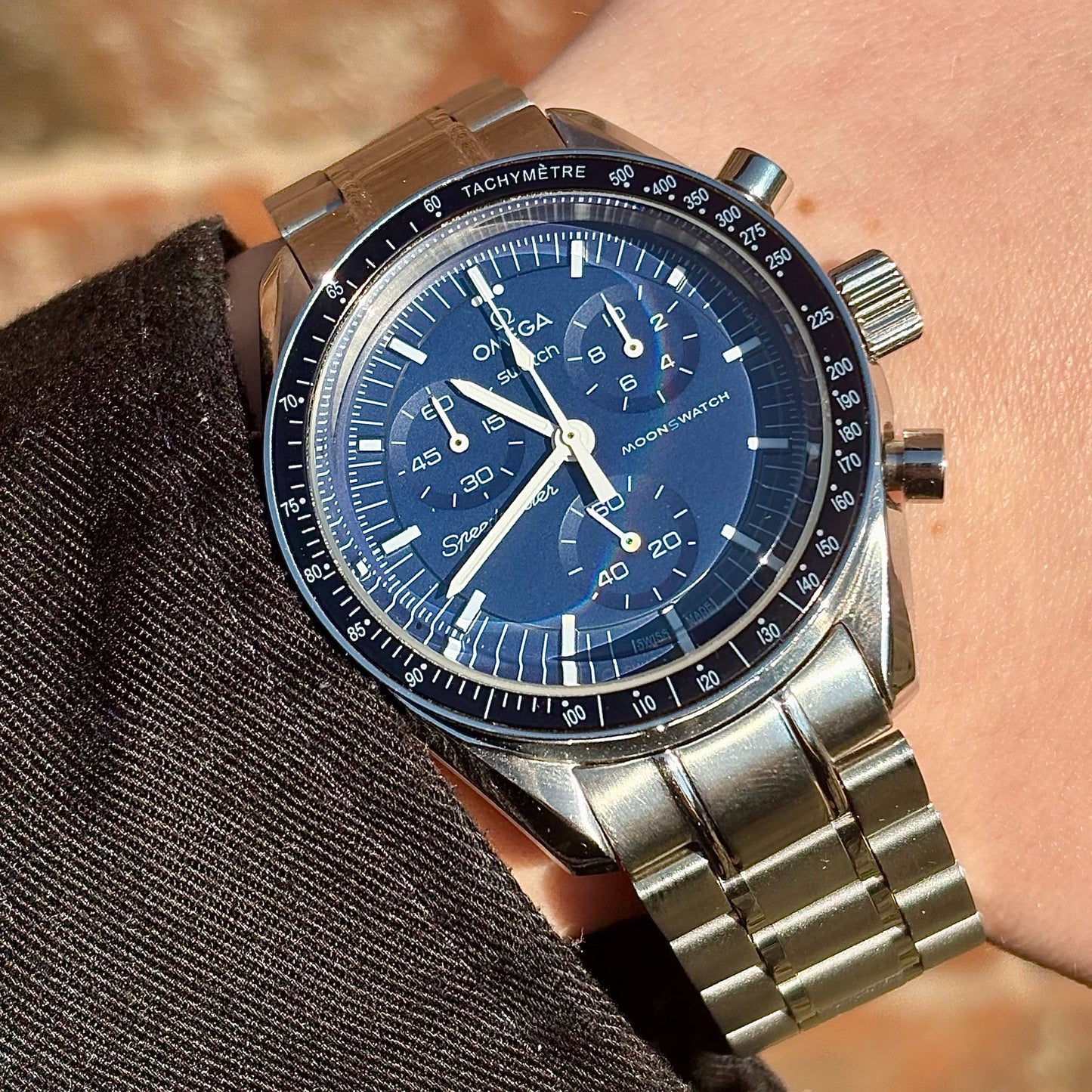 MoonMod Mission To Neptune Metal Moonswatch