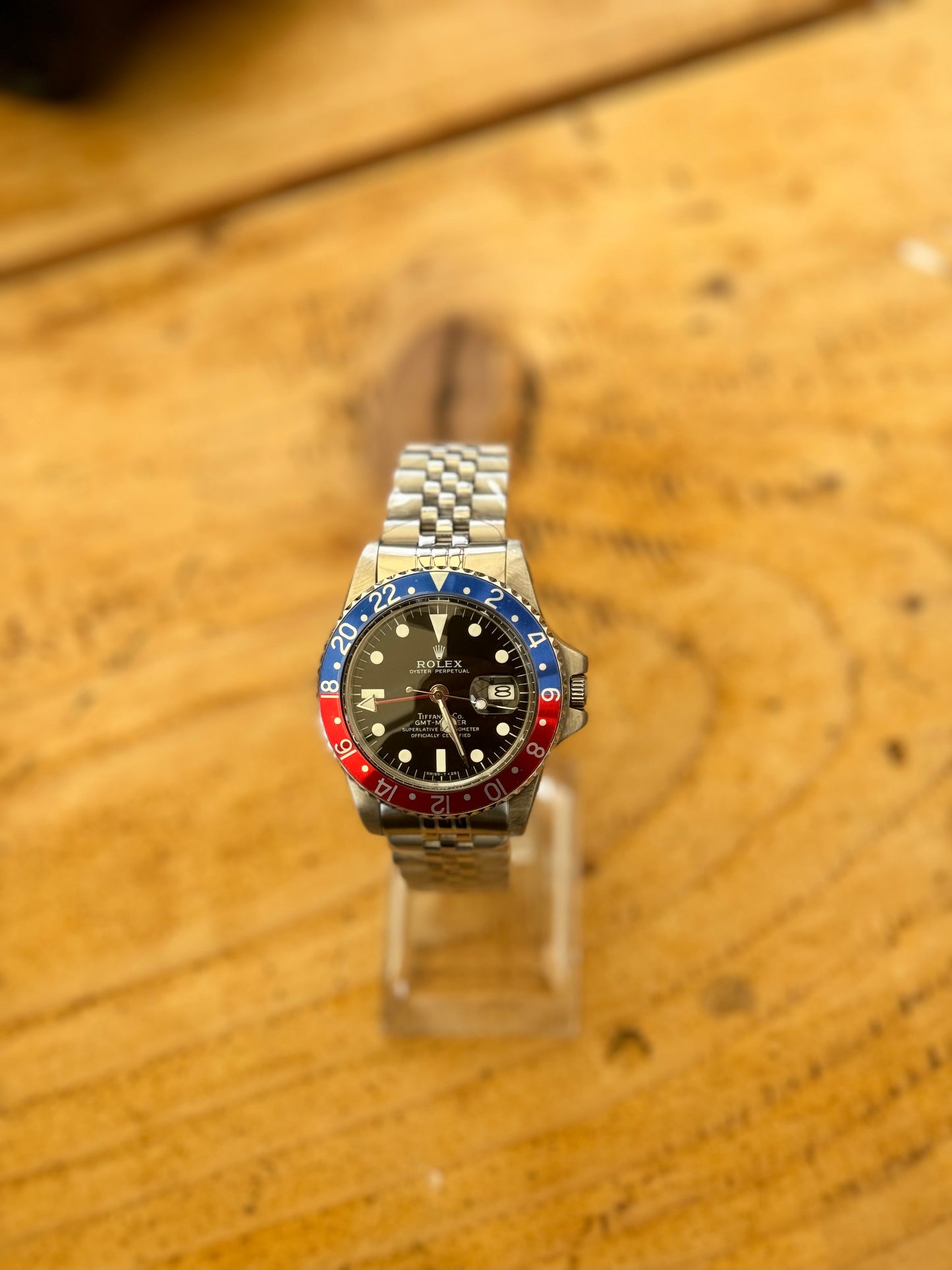 Tiffany 1675 Pepsi Vintage GMT