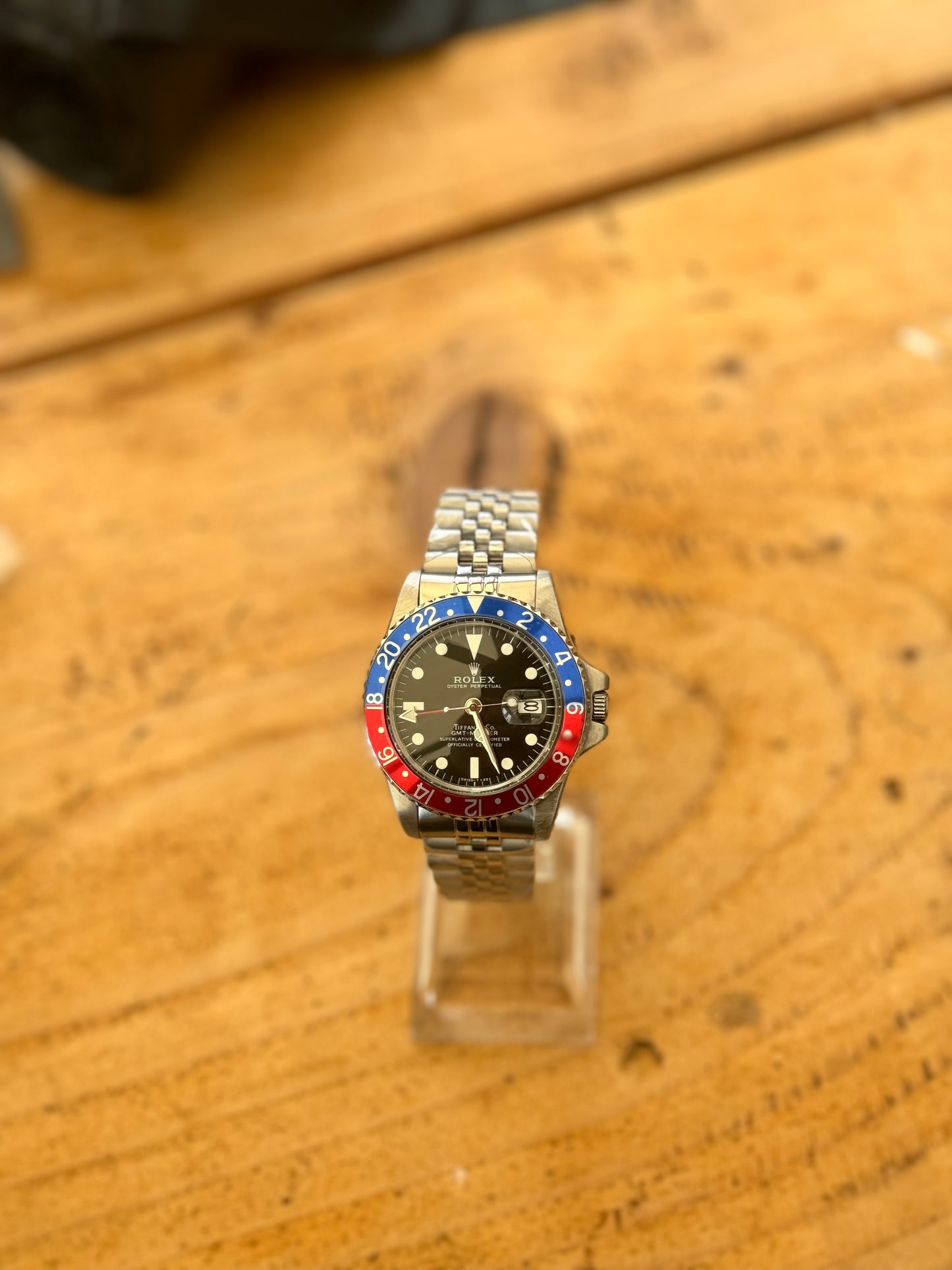 Tiffany 1675 Pepsi Vintage GMT