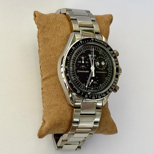MoonMod Black Snoopy Moonphase Metal Moonswatch