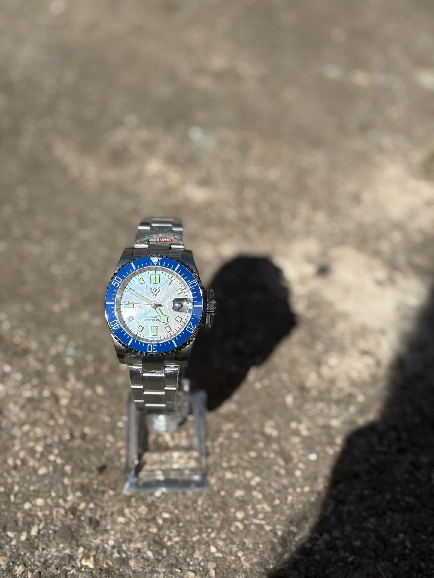 40mm Blue Divers Watch