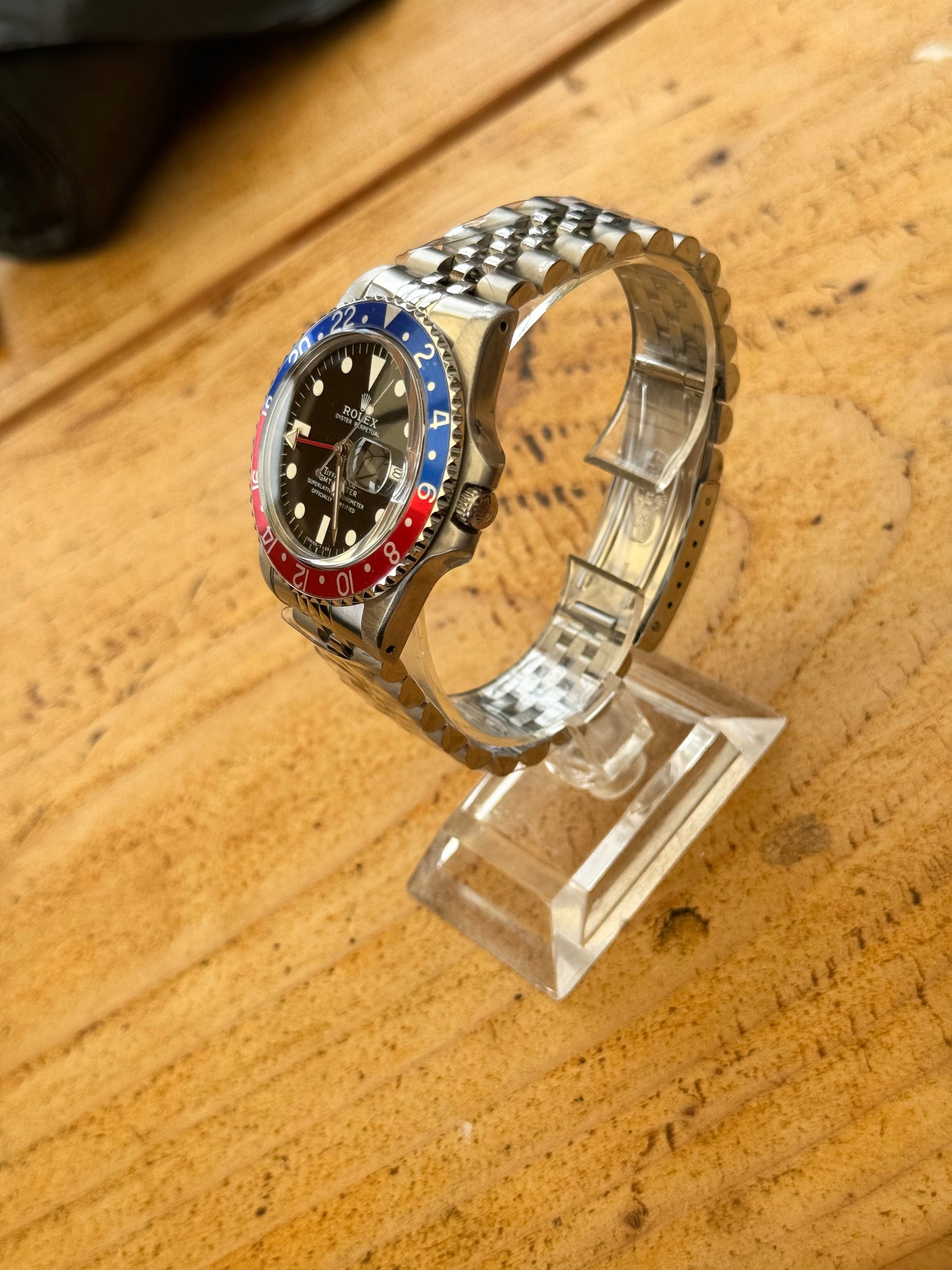 Tiffany 1675 Pepsi Vintage GMT