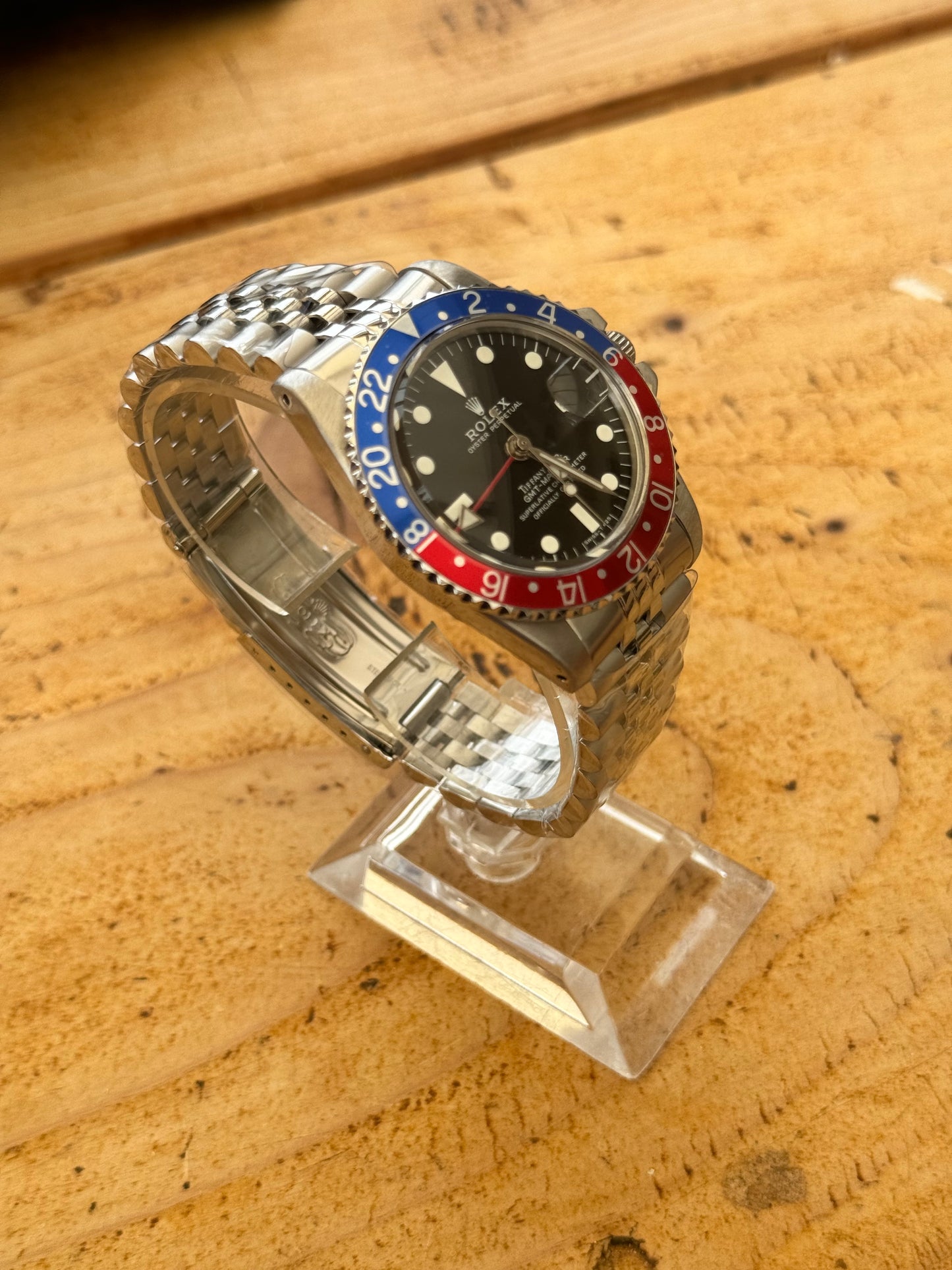 Tiffany 1675 Pepsi Vintage GMT