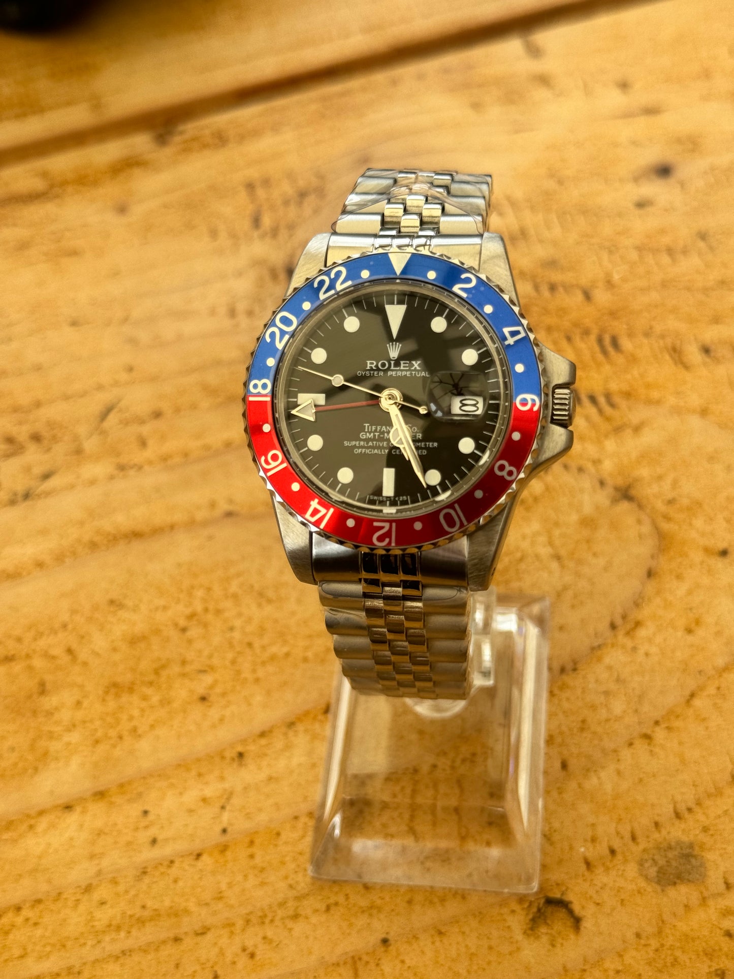 Tiffany 1675 Pepsi Vintage GMT