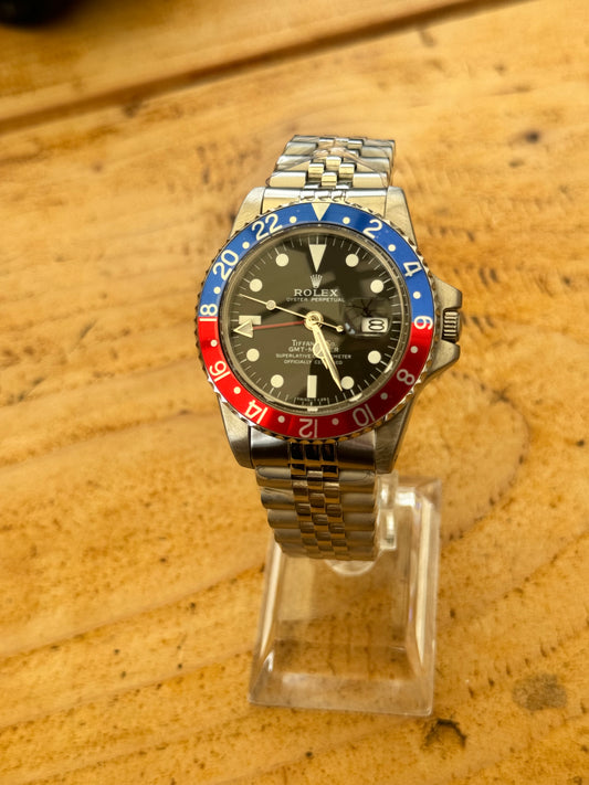 Tiffany 1675 Pepsi Vintage GMT