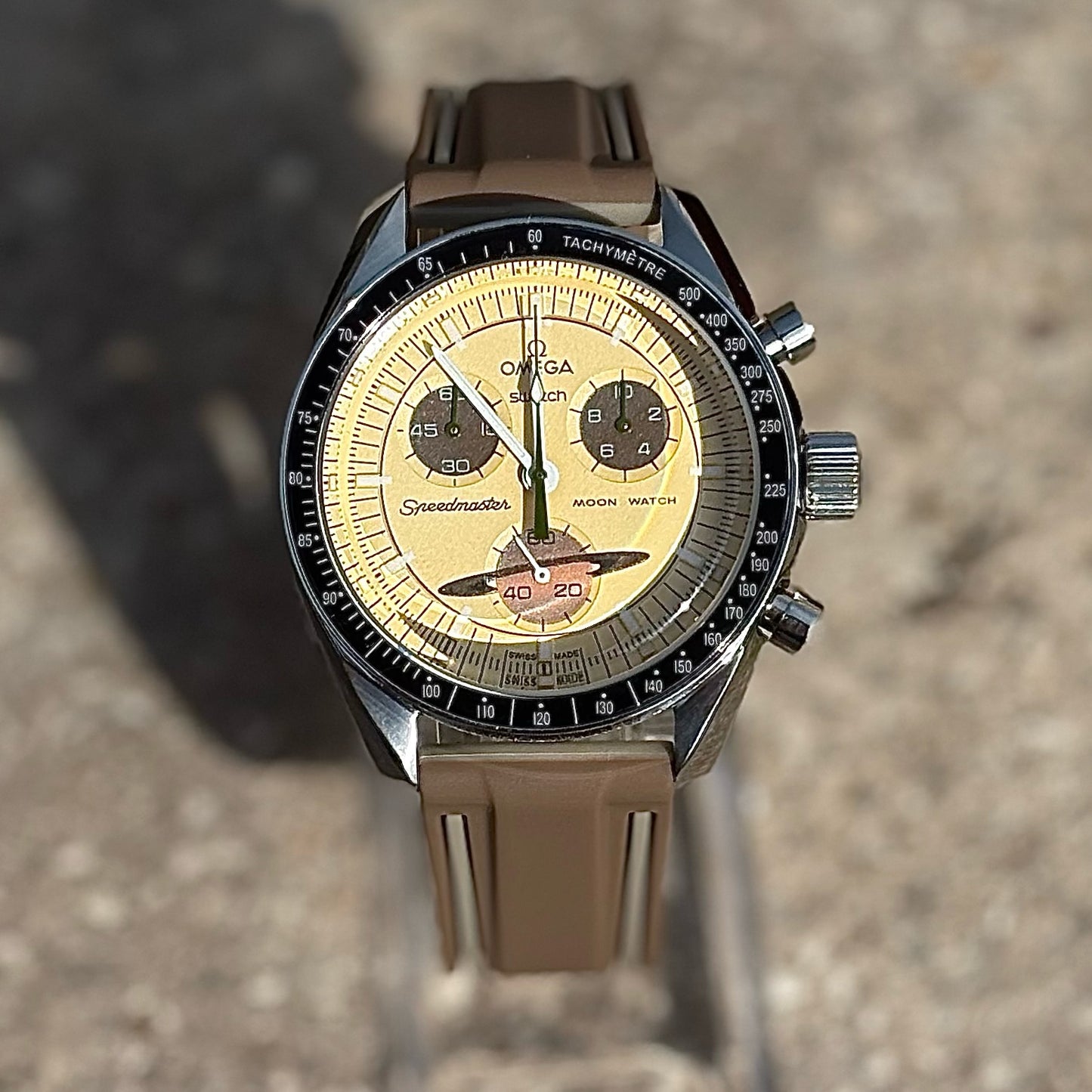 MoonMod Mission To Saturn Metal Moonswatch