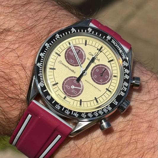 MoonMod Mission To Pluto Metal Moonswatch