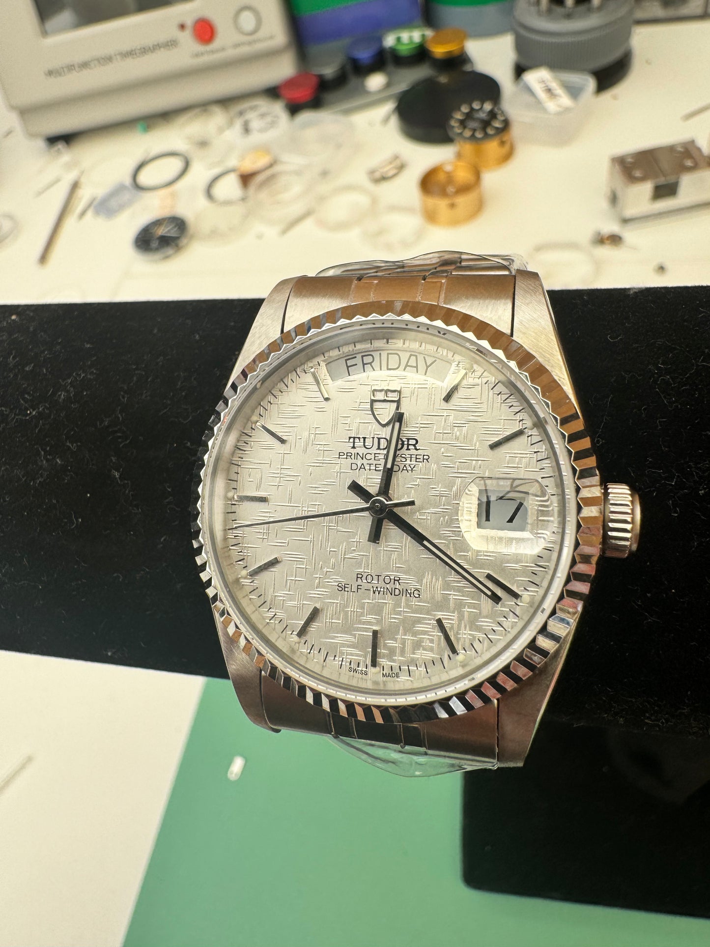 Tudor Prince Day-Date 36mm White dial Vintage Build