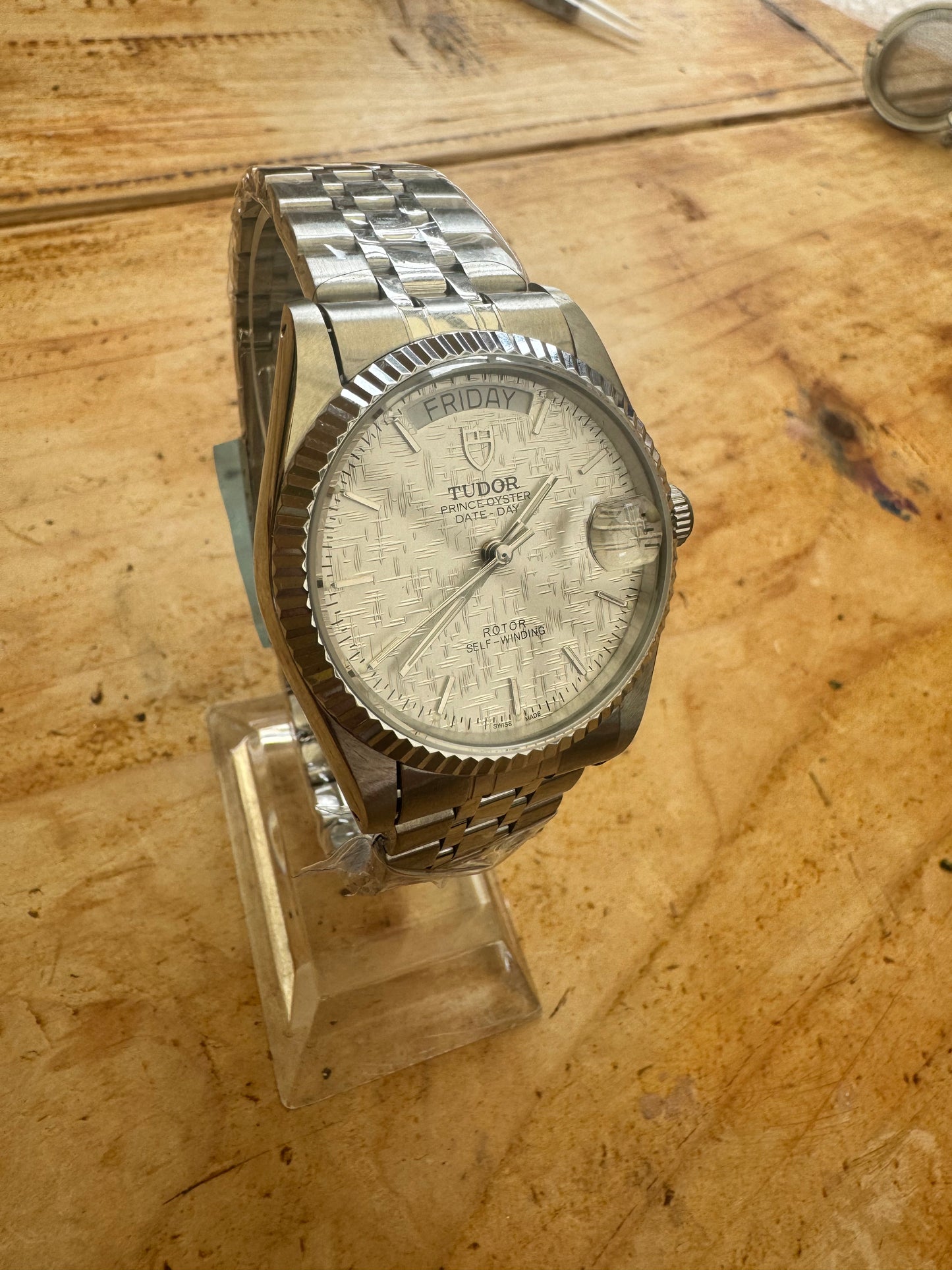 Tudor Prince Day-Date 36mm White dial Vintage Build