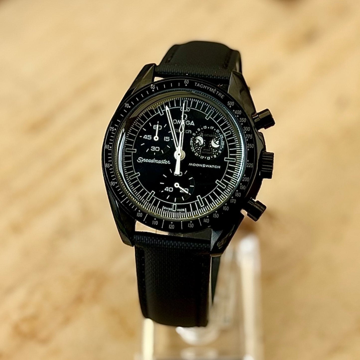Moonmod Black Snoopy Moonphase with Black Case